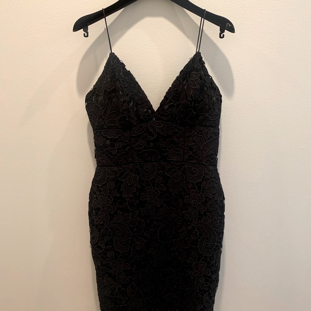 Ralph Lauren Fitted Lace Dress